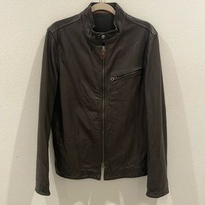 Men’s leather jacket (made in Italy)